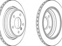 Disc frana BMW 5 limuzina (E39), BMW 5 Touring (E39), ALPINA B10 (E39) - FERODO DDF836