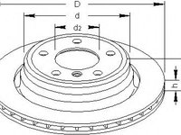 Disc frana BMW 5 limuzina (E39), BMW 5 Touring (E39) - TOPRAN 500 575