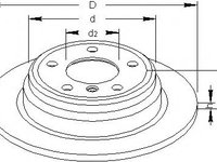 Disc frana BMW 5 limuzina (E39) - TOPRAN 500 574