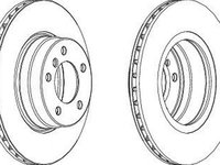 Disc frana BMW 5 Touring E61 FERODO DDF1241