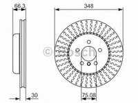 Disc frana BMW 5 Touring F11 BOSCH 0986479772