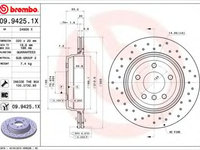 Disc frana BMW 6 Cabriolet (E64) (2004 - 2010) BREMBO 09.9425.1X