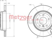 Disc frana BMW 6 E63 METZGER 6110259