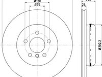 Disc frana BMW 7 (F01, F02, F03, F04) - OEM - MEYLE ORIGINAL GERMANY: 3835231003/PD|383 523 1003/PD - W02771678 - LIVRARE DIN STOC in 24 ore!!!