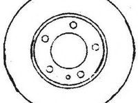 Disc frana BMW 8 (E31), BMW 7 limuzina (E32), BMW 7 limuzina (E38) - JURID 561553J