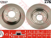 Disc frana BMW Seria 5 (E34) (1987 - 1995) QWP WBD270