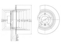 Disc frana BMW Seria 5 (E39) (1995 - 2003) DELPHI BG3044 piesa NOUA