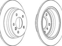 Disc frana BMW Seria 5 (E39) (1995 - 2003) FERODO DDF835C