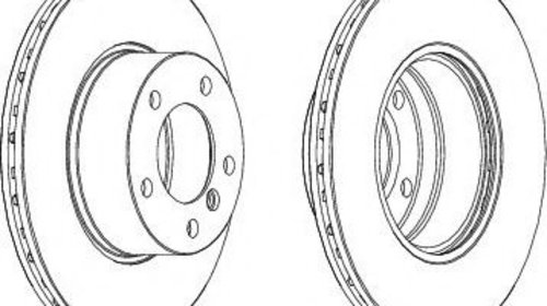 Disc frana BMW Seria 5 (E39) (1995 - 2003) FE