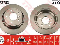 Disc frana BMW Seria 5 Touring (E39) (1997 - 2004) TRW DF2783