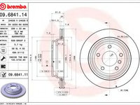 Disc frana BMW Seria 5 Touring (E39) (1997 - 2004) BREMBO 09.6841.11