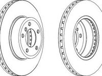 Disc frana BMW Seria 6 Cabriolet (E64) (2004 - 2010) MTR 12135674