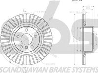 Disc frana BMW X4 F26 SBS 18152015105