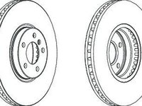 Disc frana BMW X5 E53 FERODO DDF1584