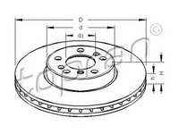 Disc frana BMW X5 E53 TOPRAN 501190