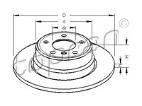 Disc frana BMW X5 E53 TOPRAN 501192