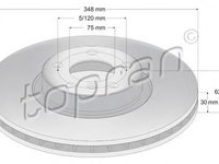 Disc frana BMW X5 (E70), BMW X6 (E71, E72) - TOPRAN 502 015