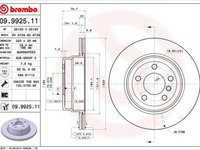 Disc frana BMW X5 E70 BREMBO 09992511