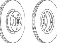 Disc frana BMW X5 E70 JURID 562520JC