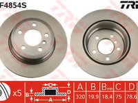 Disc frana BMW X5 (F15, F85) (2013 - 2016) QWP WBD451