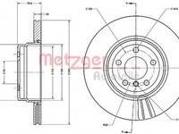 Disc frana BMW X5 F15 F85 METZGER 6110632