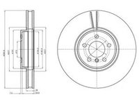 Disc frana BMW X6 E71 E72 DELPHI BG9092C