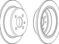 Disc frana BMW Z1, BMW 3 limuzina (E21), BMW 3 limuzina (E30) - FERODO DDF093