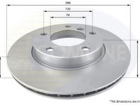 Disc frana BMW Z3 cupe (E36) (1997 - 2003) COMLINE ADC1702V