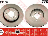 Disc frana BMW Z4 cupe (E86) (2006 - 2009) TRW DF4166