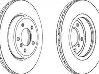 Disc frana BMW Z4 cupe E86 FERODO DDF1174C