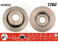 Disc frana BMW Z4 (E85) 2003-2016 #2 0986479670