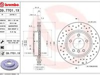 Disc frana BMW Z4 E85 BREMBO 09.7701.1X