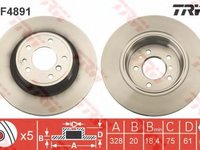 Disc frana BMW Z8 (E52) (2000 - 2003) TRW DF4891