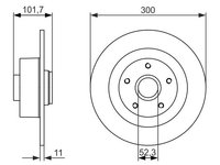 Disc frana BOSCH 0 986 479 573