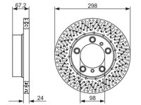 Disc frana BOSCH 0 986 479 675