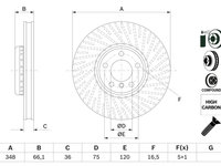 Disc frana BOSCH 0 986 479 E18