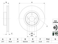 Disc frana BOSCH 0 986 479 E69