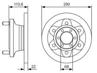 Disc frana BOSCH 0 986 479 S95