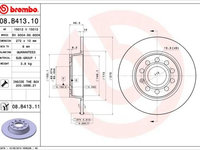 Disc frana BREMBO 08.B413.11