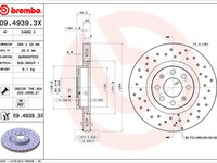 Disc frana BREMBO 09.4939.3X