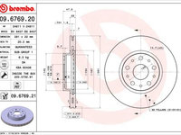 Disc frana BREMBO 09.6769.21