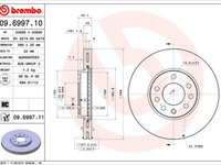 Disc frana BREMBO 09.6997.11