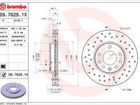 Disc frana BREMBO 09.7629.1X