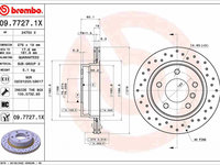 Disc frana BREMBO 09.7727.1X