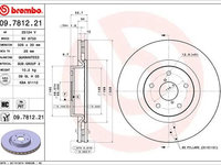 Disc frana BREMBO 09.7812.21