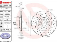 Disc frana BREMBO 09.7880.1X