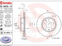 Disc frana BREMBO 09.8609.11