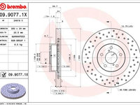 Disc frana BREMBO 09.9077.1X