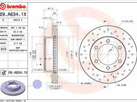 Disc frana BREMBO 09.A634.1X