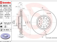 Disc frana BREMBO 09.B635.11